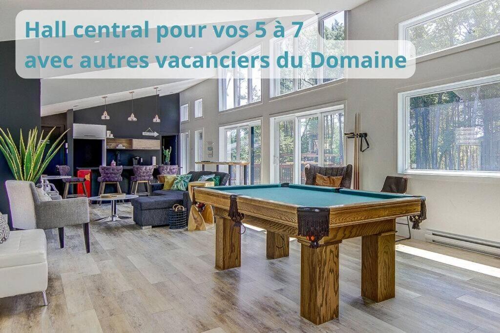 Nouveau - Chalet Moderne - Spa, Piscine & Sauna! Villa Pont-Rouge Екстериор снимка